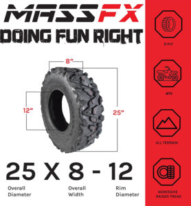 MASSFX ATV UTV all-terrain Tire