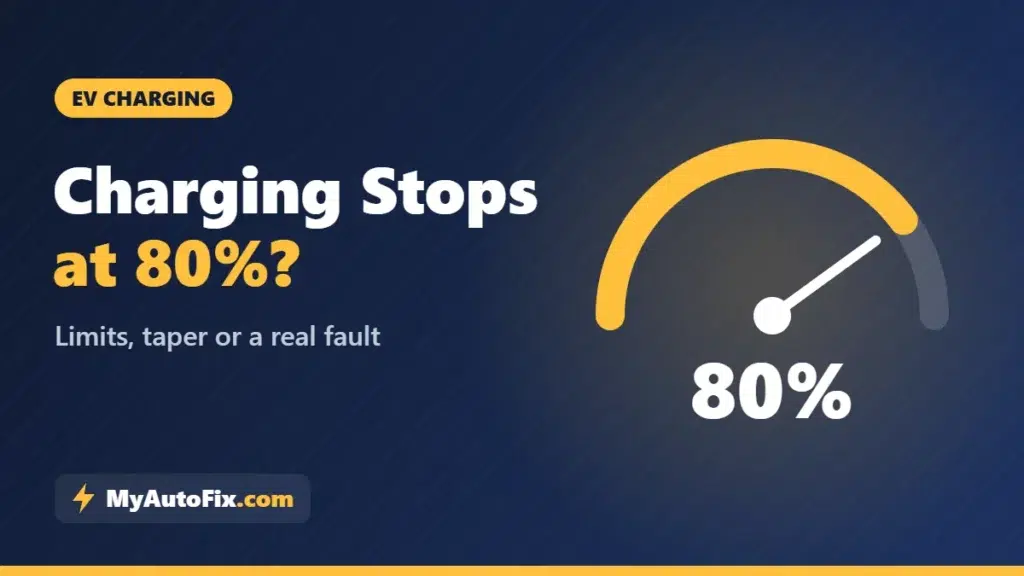 EV Charging Stops At 80 Percent guide cover – My Auto Fix