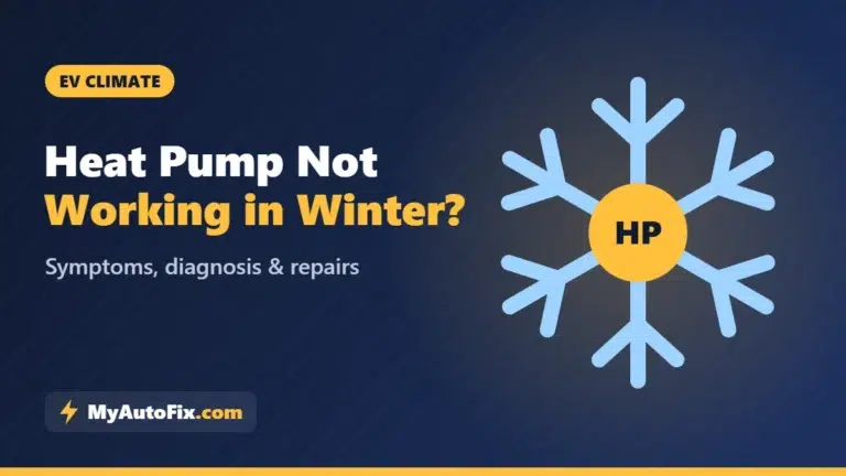 EV Heat Pump Not Working in Winter? 5 Signs, Causes and Repairs