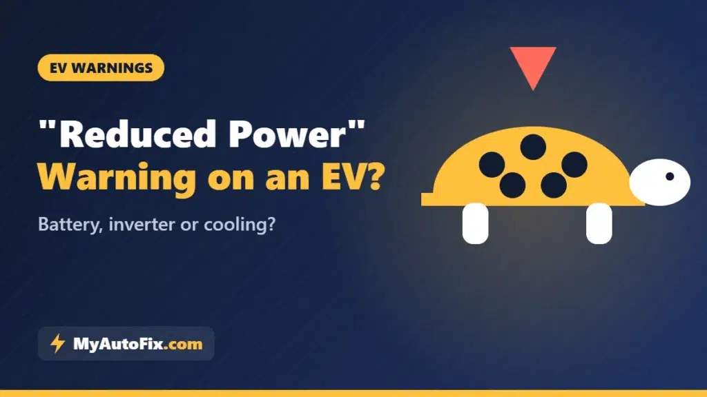 EV Reduced Power Warning guide cover – My Auto Fix