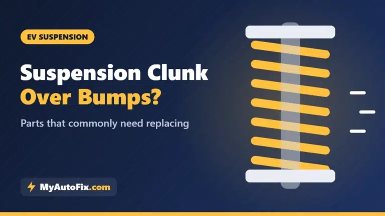 EV Suspension Clunking Over Bumps: Common Causes and Parts to Check